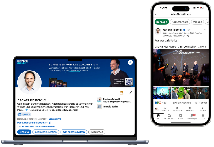 Bequem vom Schreibtisch aus die Welt verändern Ein digitales Format, das echte Diskussionen erzeugt.-2