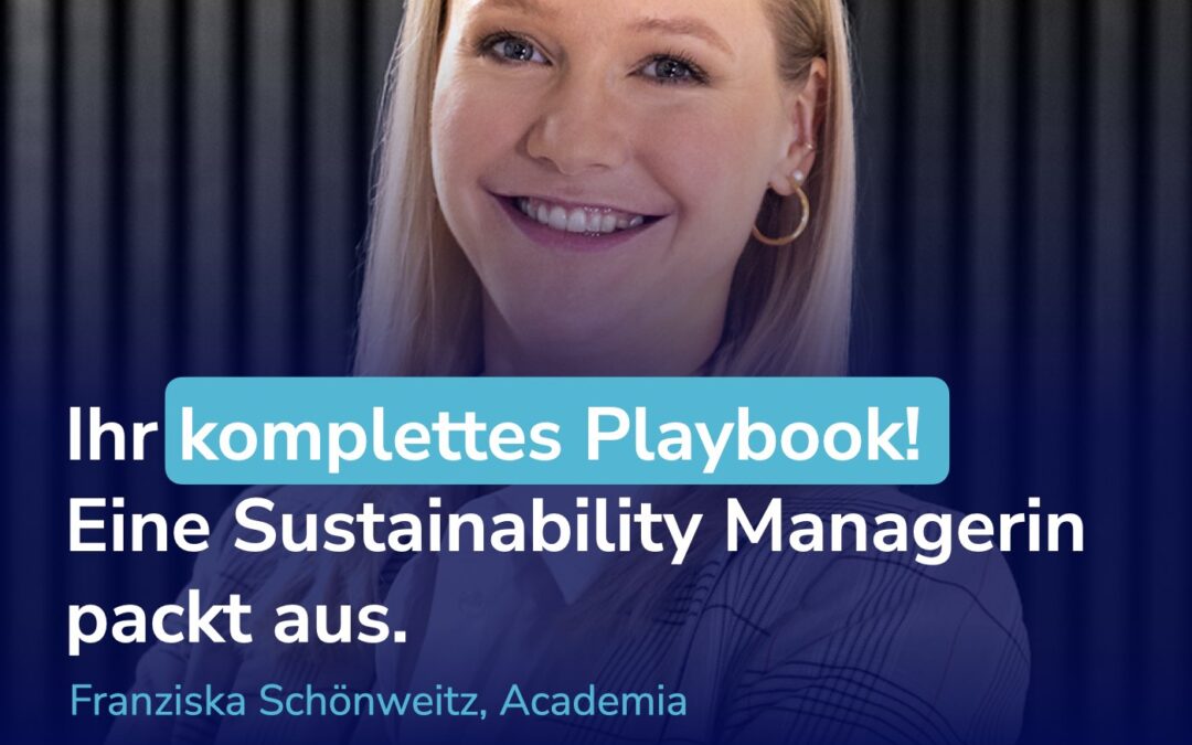 Eine Sustainability Managerin packt aus: Ihr komplettes ESG-Playbook, um 80 Standorte einzubinden. #96