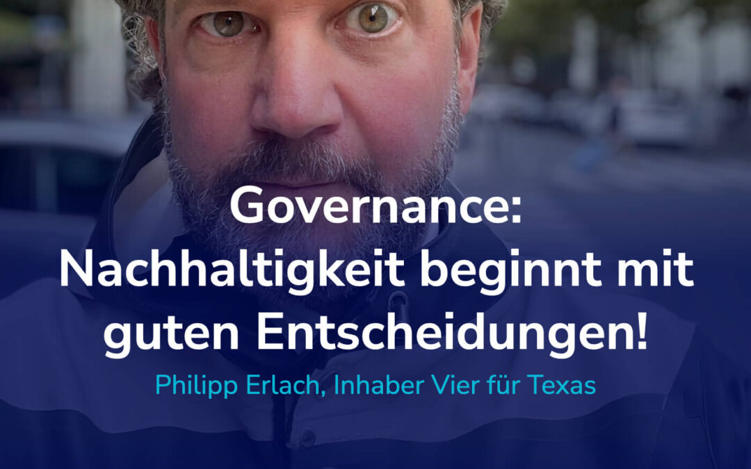 Das Geheimnis müheloser Nachhaltigkeit: Gute Governance und Selbstorganisation. #74